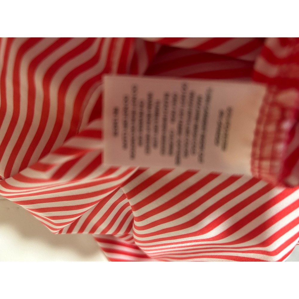 Vineyard Vines Performance Red White Striped Collared Shirt Dress Medium - Picture 7 of 8